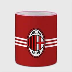 Кружка 3D AC Milan 1899, цвет: 3D-розовый кант — фото 2