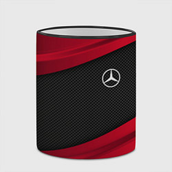 Кружка 3D Mercedes Benz: Red Sport, цвет: 3D-черный кант — фото 2