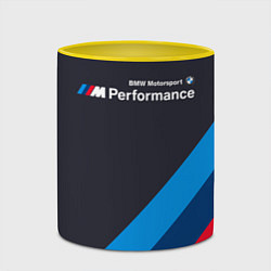 Кружка 3D BMW M Performance, цвет: 3D-белый + желтый — фото 2