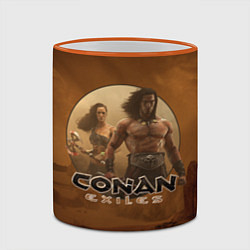 Кружка 3D CONAN: Exiles, цвет: 3D-оранжевый кант — фото 2