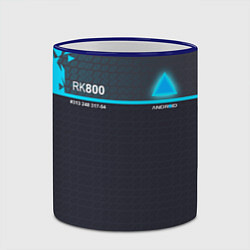 Кружка 3D Detroit: RK800, цвет: 3D-синий кант — фото 2