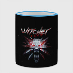 Кружка 3D Witcher 2077, цвет: 3D-небесно-голубой кант — фото 2
