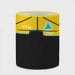 Кружка 3D Detroit: AP700 Yellow & Black, цвет: 3D-желтый кант — фото 2