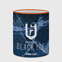 Кружка 3D Operation Black Ice, цвет: 3D-оранжевый кант — фото 2