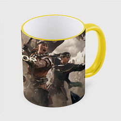Кружка 3D For Honor, цвет: 3D-желтый кант