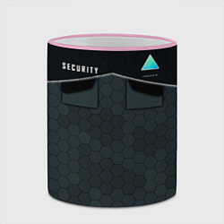 Кружка 3D Detroit: Security, цвет: 3D-розовый кант — фото 2