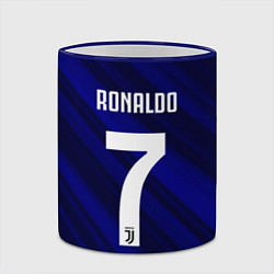 Кружка 3D Ronaldo 7: Blue Sport, цвет: 3D-синий кант — фото 2