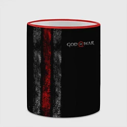 Кружка 3D God of War: Black Style, цвет: 3D-красный кант — фото 2