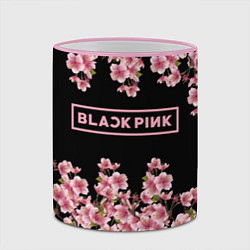 Кружка 3D Black Pink: Delicate Sakura, цвет: 3D-розовый кант — фото 2