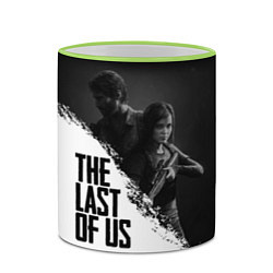 Кружка 3D The Last of Us: White & Black, цвет: 3D-светло-зеленый кант — фото 2