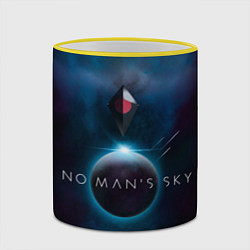 Кружка 3D No Man’s Sky: Dark Space, цвет: 3D-желтый кант — фото 2