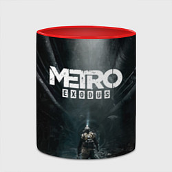 Кружка 3D Metro Exodus, цвет: 3D-белый + красный — фото 2