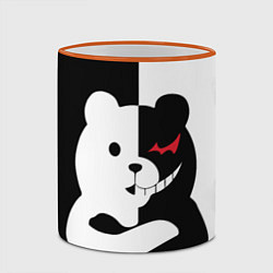 Кружка 3D Monokuma Drae, цвет: 3D-оранжевый кант — фото 2