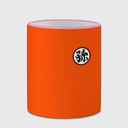 Кружка 3D DBZ: Goku Kanji Emblem, цвет: 3D-розовый кант — фото 2