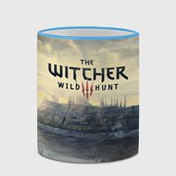 Кружка 3D The Witcher 3: Wild Hunt, цвет: 3D-небесно-голубой кант — фото 2