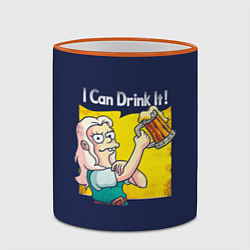 Кружка 3D I Can Drink It!, цвет: 3D-оранжевый кант — фото 2