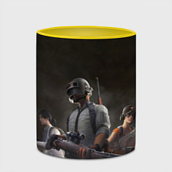 Кружка 3D PUBG Soldier, цвет: 3D-белый + желтый — фото 2