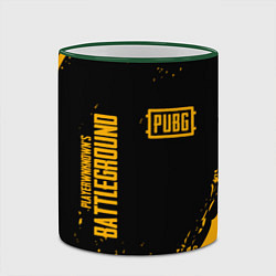 Кружка 3D PUBG: Black Fashion, цвет: 3D-зеленый кант — фото 2
