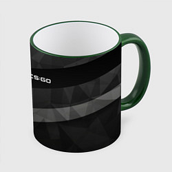 Кружка 3D CS:GO Graphite, цвет: 3D-зеленый кант