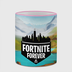 Кружка 3D Fortnite Forever, цвет: 3D-розовый кант — фото 2