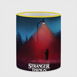 Кружка 3D Stranger Things: Red Lantern, цвет: 3D-желтый кант — фото 2