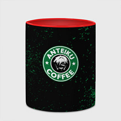 Кружка 3D Anteiku coffee sturbucks, цвет: 3D-белый + красный — фото 2