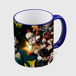 Кружка цветная Моя геройская академия 1