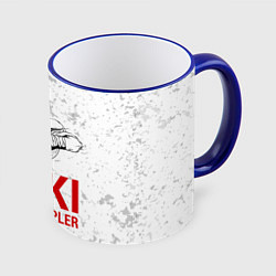 Кружка 3D Baki the Grappler, цвет: 3D-синий кант