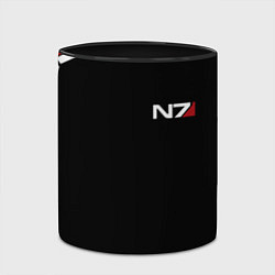 Кружка 3D MASS EFFECT N7, цвет: 3D-белый + черный — фото 2