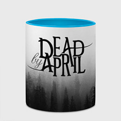 Кружка 3D Dead by April, цвет: 3D-белый + небесно-голубой — фото 2