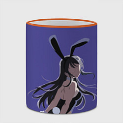 Кружка 3D Senpai Girl, цвет: 3D-оранжевый кант — фото 2