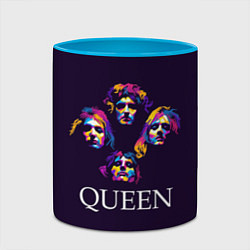 Кружка 3D Queen: Fan Art, цвет: 3D-белый + небесно-голубой — фото 2