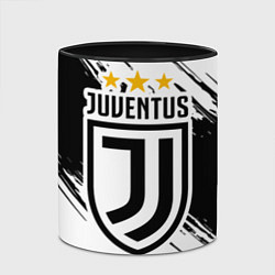 Кружка 3D Juventus: 3 Stars, цвет: 3D-белый + черный — фото 2