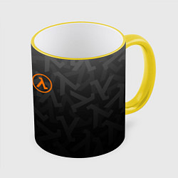 Кружка 3D Half-Life, цвет: 3D-желтый кант
