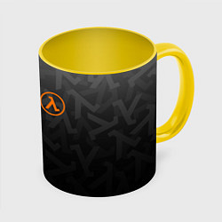 Кружка 3D Half-Life, цвет: 3D-белый + желтый