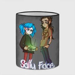 Кружка 3D Sally Face: Friends цвета 3D-черный кант — фото 2