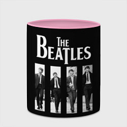 Кружка 3D The Beatles: Black Side, цвет: 3D-белый + розовый — фото 2