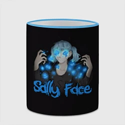 Кружка 3D Sally Face: Blue Magic, цвет: 3D-небесно-голубой кант — фото 2