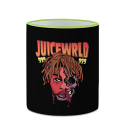 Кружка 3D Juice WRLD, цвет: 3D-светло-зеленый кант — фото 2