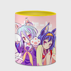 Кружка 3D No Game No Life, цвет: 3D-белый + желтый — фото 2