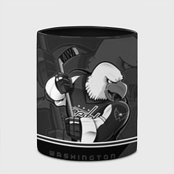 Кружка 3D Washington Capitals: Mono, цвет: 3D-белый + черный — фото 2