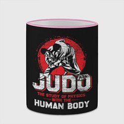 Кружка 3D Judo: Human Body, цвет: 3D-розовый кант — фото 2