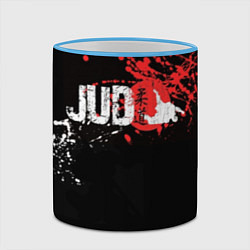 Кружка 3D Judo Blood, цвет: 3D-небесно-голубой кант — фото 2