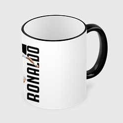 Кружка 3D Ronaldo the best, цвет: 3D-черный кант