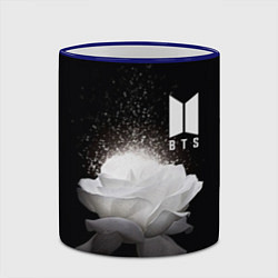 Кружка 3D BTS Flower, цвет: 3D-синий кант — фото 2