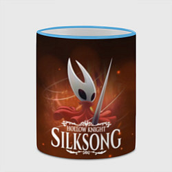 Кружка 3D Hollow Knight: Silksong, цвет: 3D-небесно-голубой кант — фото 2