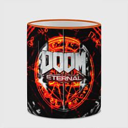 Кружка 3D DOOM ETERNAL, цвет: 3D-оранжевый кант — фото 2