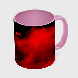 Кружка 3D Сектор Газа, цвет: 3D-белый + розовый