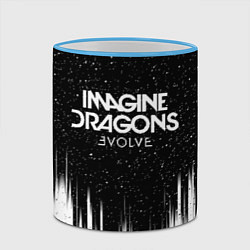 Кружка 3D IMAGINE DRAGONS, цвет: 3D-небесно-голубой кант — фото 2