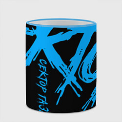 Кружка 3D Сектор Газа, цвет: 3D-небесно-голубой кант — фото 2